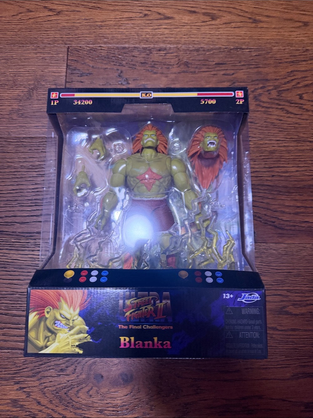 Jada Street Fighter II Blanka Deluxe Action Figure - 1:12 Scale New in box